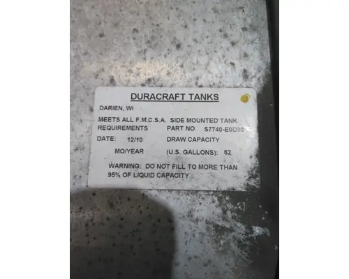 HINO 268 2011-2025 FUEL TANK