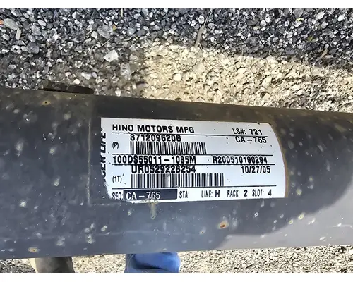 HINO 268 Drive Shaft, Rear