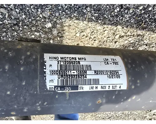 HINO 268 Drive Shaft, Rear