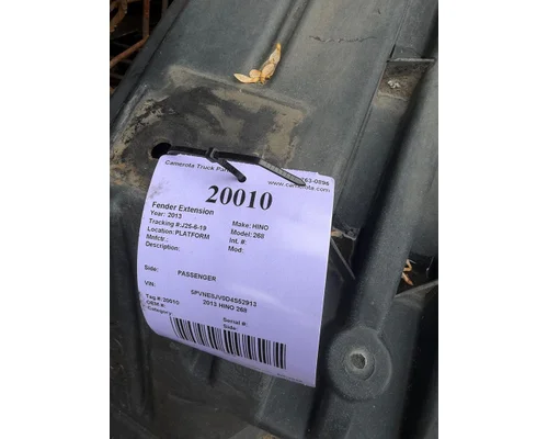 HINO 268 Fender Extension