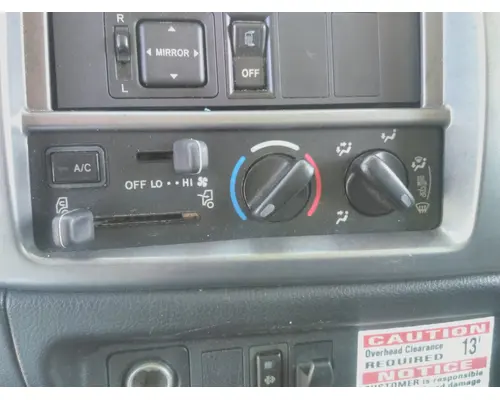 HINO 268 TEMPERATURE CONTROL