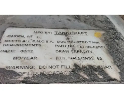 HINO 338 2011-2025 FUEL TANK