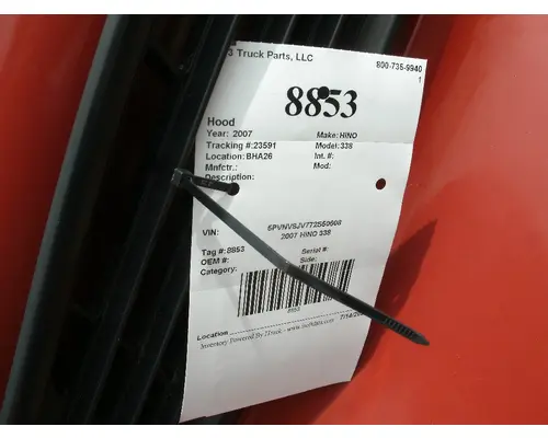 HINO 338 Hood
