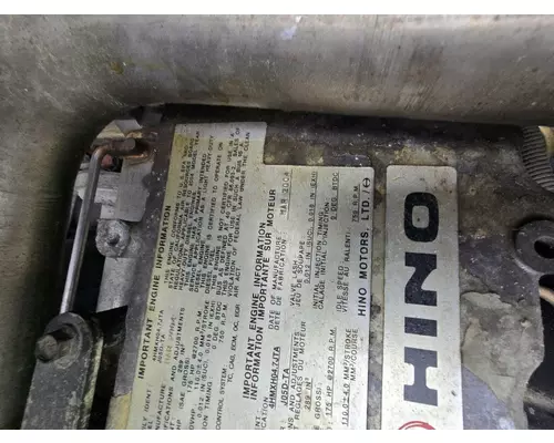 HINO J05D-TA Engine Assembly