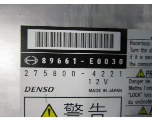 HINO J08E-TA ENGINE CONTROL MODULE (ECM)