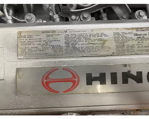 HINO J08E-TA Engine Assembly