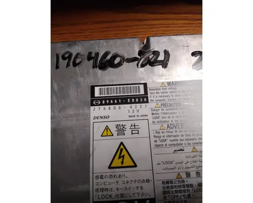 HINO J08E-TW ENGINE CONTROL MODULE (ECM)