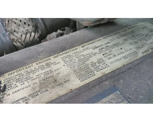 HINO J08E-VB ENGINE ASSEMBLY