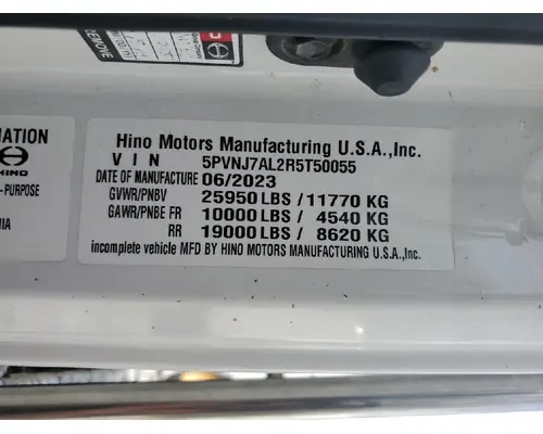 HINO L6 Used Trucks