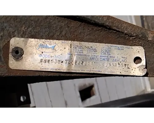 HOLLAND AIR SLIDE FIFTH WHEEL