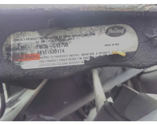 HOLLAND STATIONARY FIFTH WHEEL