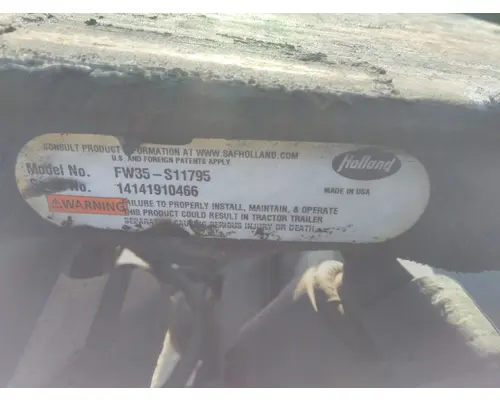 HOLLAND STATIONARY FIFTH WHEEL