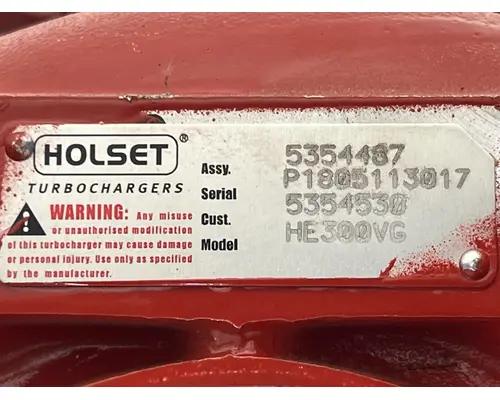 HOLSET HE300VG Turbocharger  Supercharger