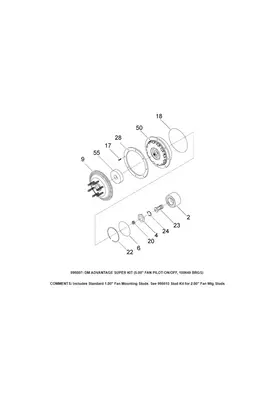 HORTON DM Advantage Repair Kits Fan Clutch Repair Kit