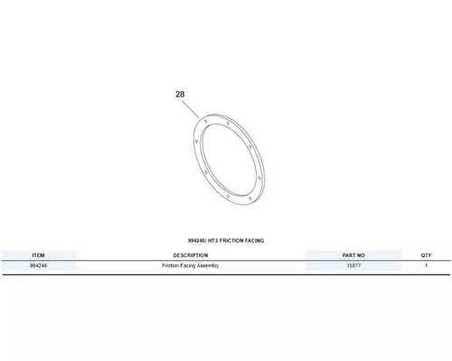 HORTON HTS/S Repair Kits Fan Clutch