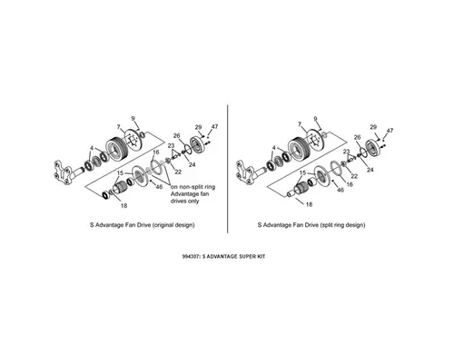 HORTON HTS/S Repair Kits Fan Clutch