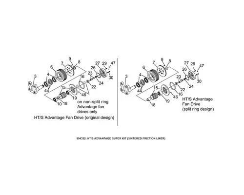 HORTON HTS/S Repair Kits Fan Clutch