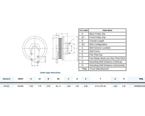 HORTON Hub Fan Clutch