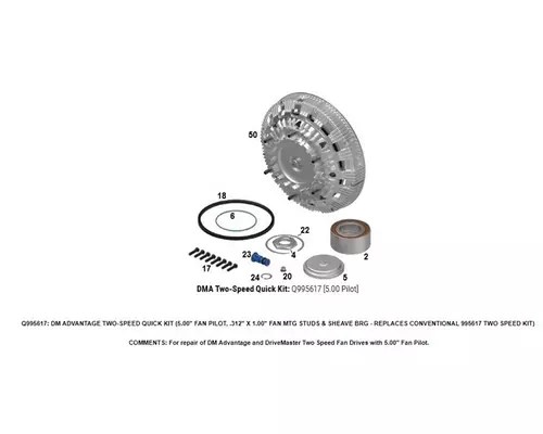 HORTON Two Speed Conversion/Repair Kits Fan Clutch Repair Kit
