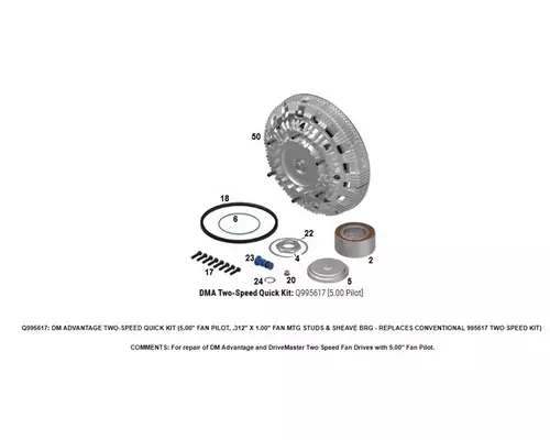 HORTON Two Speed Conversion/Repair Kits Fan Clutch