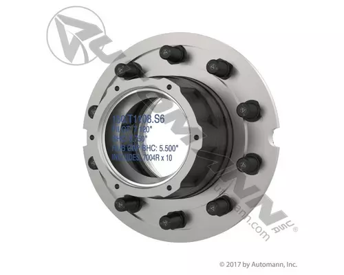 HUB PILOTED - STEEL 10 LUG HUB