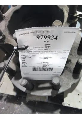 HUB PILOTED - STEEL 10 LUG HUB