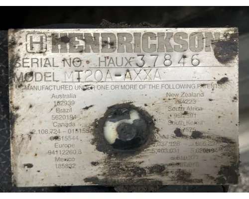 Hendrickson (Suspension) MT20A-AXXA Tag Axle