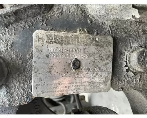 Tag Axle Hendrickson SCC13CXXXXDXXX Camerota Truck Parts