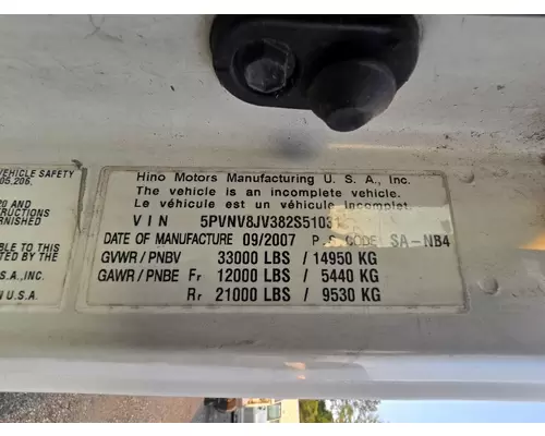 Hub HINO 15506 Crest Truck Parts