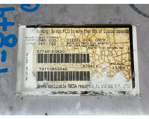 Hino 185 Fuel Tank