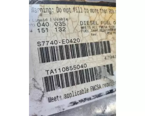 Hino 185 Fuel Tank