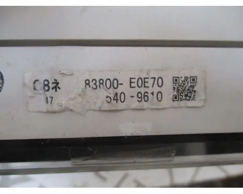 Hino 185 Instrument Cluster