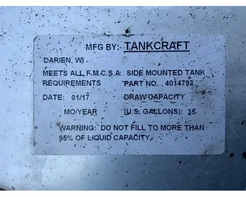 Hino 195 Fuel Tank