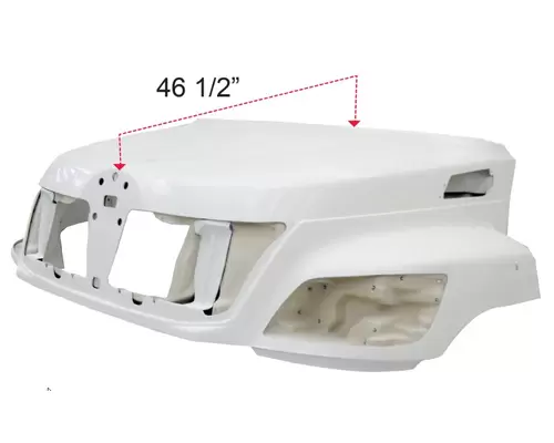 Hood HINO 258 2006-2010 LKQ KC Truck Parts - Inland Empire