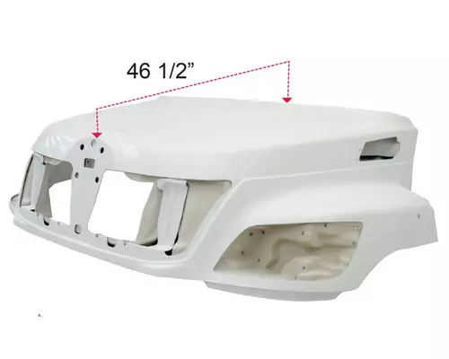 Hood HINO 258 2006-2010 LKQ Evans Heavy Truck Parts