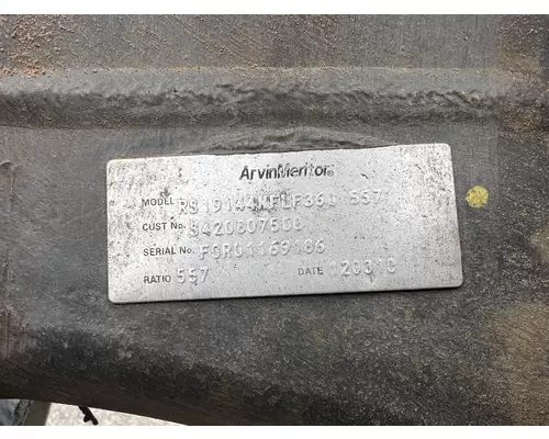 Axle Assembly, Rear (Single Or Rear) HINO 268 DTI Trucks