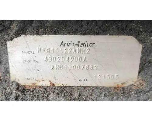 Hino 268 Axle Assy, Fr (4WD)