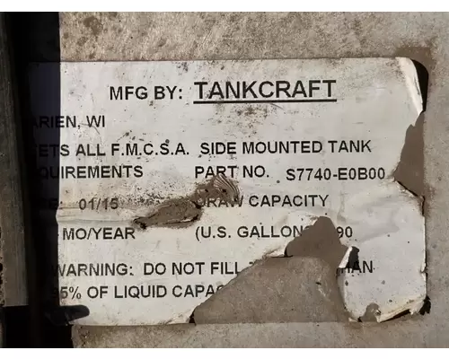 Hino 268 Fuel Tank