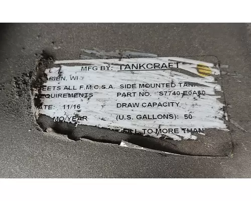 Hino 268 Fuel Tank