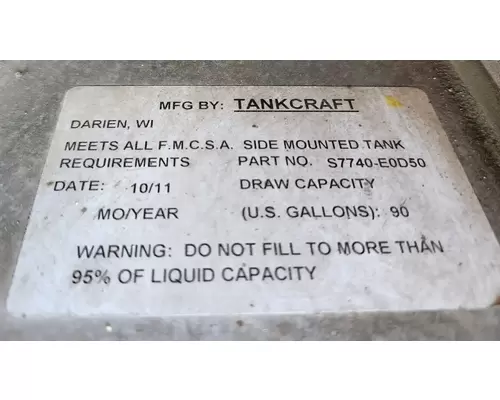 Hino 268 Fuel Tank