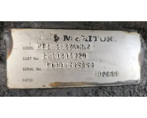Hino 338 Axle Assy, Fr (4WD)