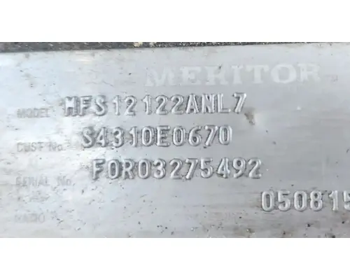 Hino 338 Axle Assy, Fr (4WD)