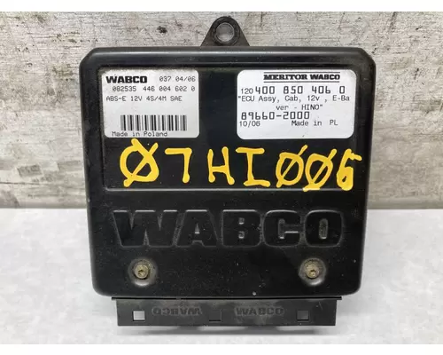 Hino 338 Brake Control Module (ABS)