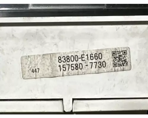 Hino 338 Instrument Cluster