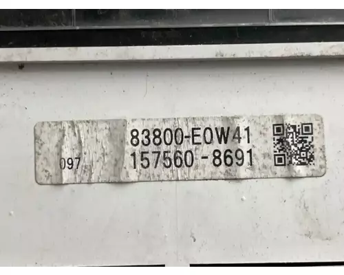 Hino 338 Instrument Cluster