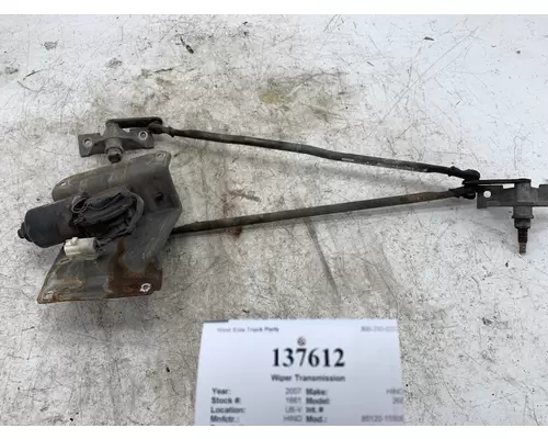 Wiper Transmission HINO 85120-1550B West Side Truck Parts