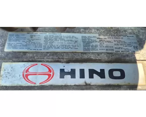 Hino J08E-TA Engine Assembly