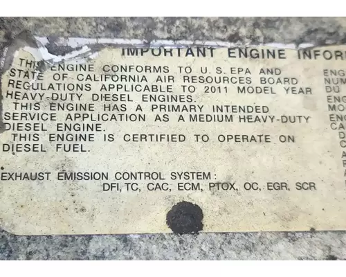 Hino J08E Engine Assembly