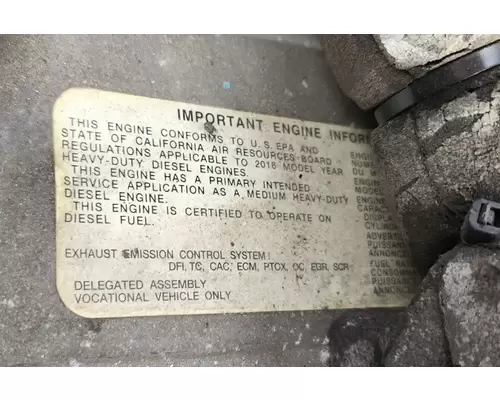 Hino J08 Engine Assembly