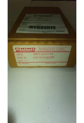 Hino  Injectors - Fuel 